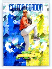 2024 Panini Crusade #48 Colton Gordon Crusade Blue Cracked Ice