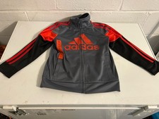 Adidas Youth Sz 6 New Track Jacket-Free Shipping