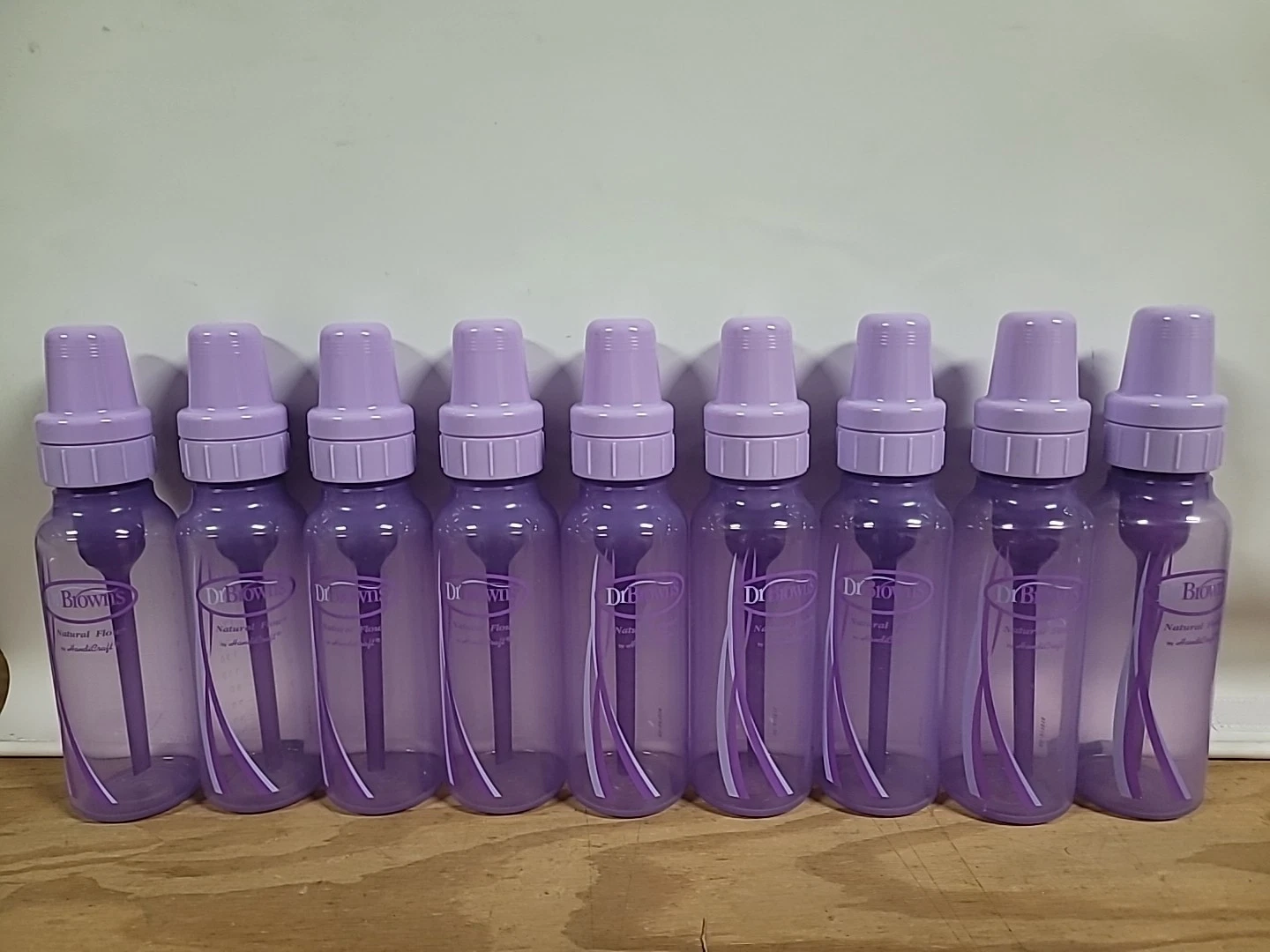 Dr Brown's Natural Flow Lavender 8 oz Bottles - 9 Total