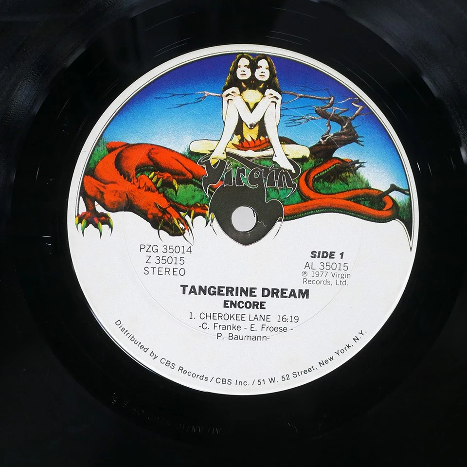 TANGERINE DREAM ENCORE LISZT HU VIRGIN PZG35014 US 2LP - Image 2 of 2