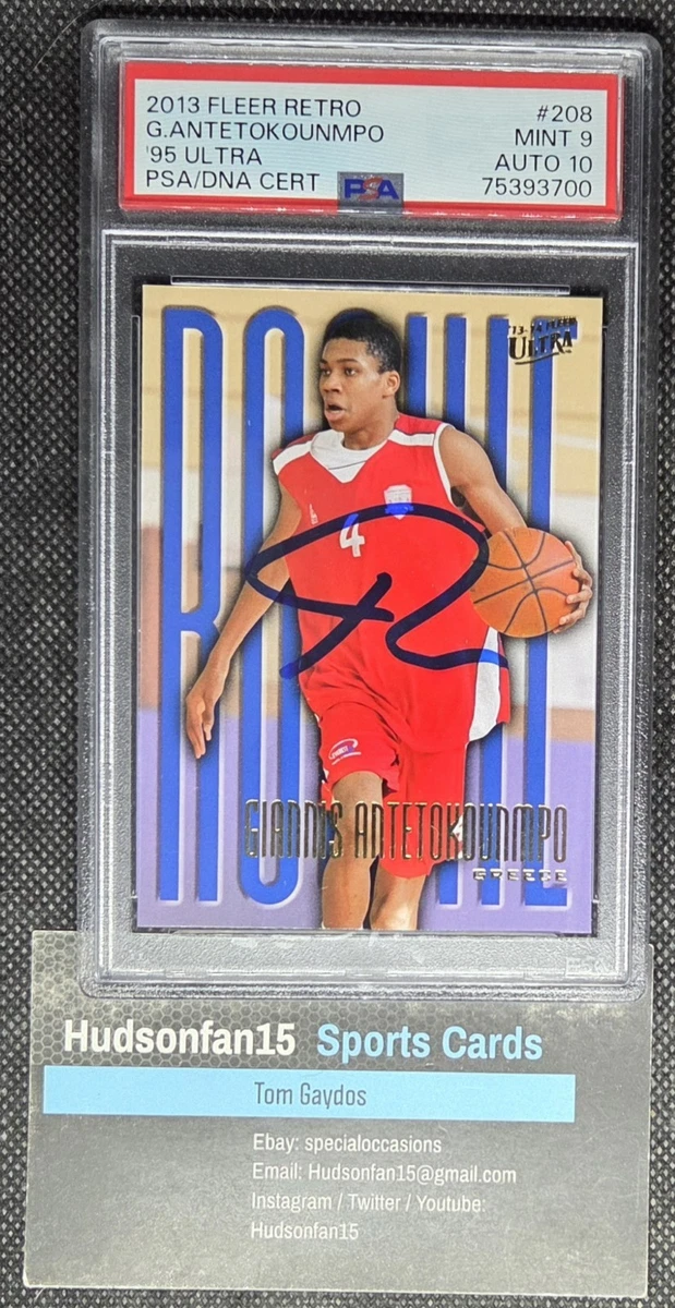 Giannis Antetokounmpo Basketball Grade 9 Rookie Sports Trading