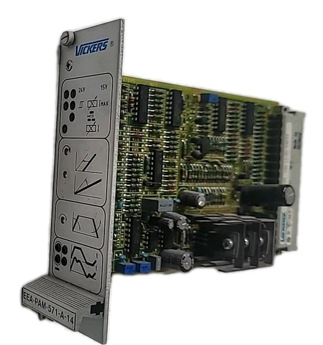 VICKERS EEA-PAM-571-A-14 AMPLIFIER CARD 2104693 - Used, 30 Day Wty (Bin3)