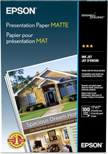 Presentation Paper MATTE 11X17 Inches, 100 Sheets S041070 ,White