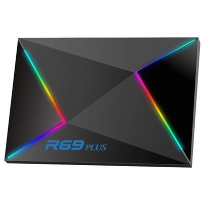 R69PLUS Allwinner H728 Octa-Core ARM Cortex A55 Android 14 Network Box Player,