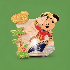 Disney Pin Trading Captains Choice Captain Thord Haugen Limited Edition of 1000