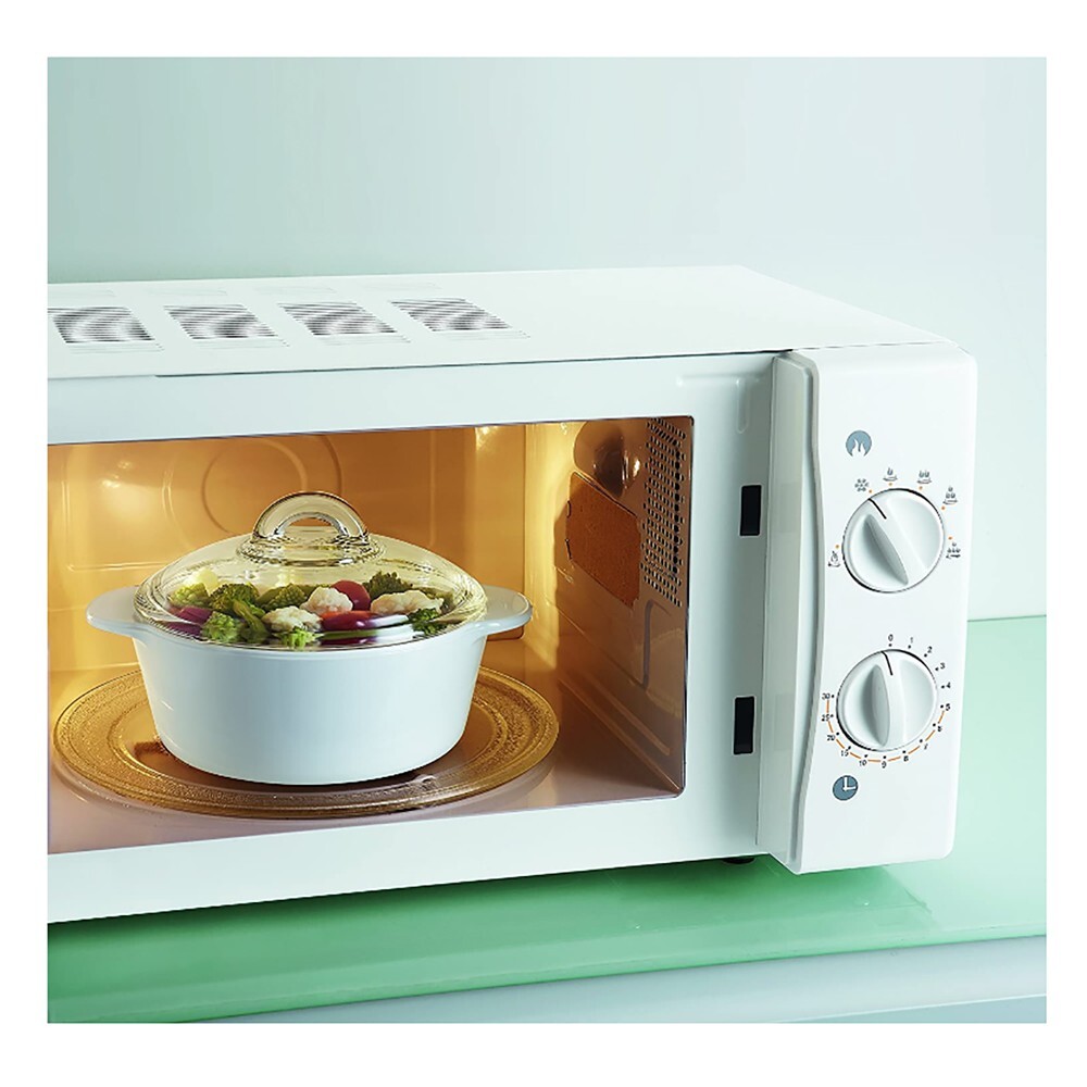Luminarc Vitro Blooming White Ceramic Casserole Pot With Lid 5
