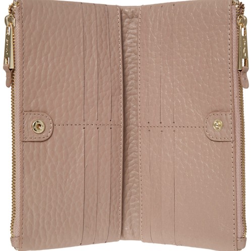 Paul Costelloe Purse Wallet Leather Card Organiser Pink Double Pouch RRP £79.00 - 第 5/5 張圖片
