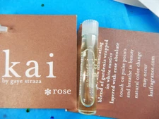 Kai By Gaye Straza ROSE Perfume Oil EDP Sample 1ml