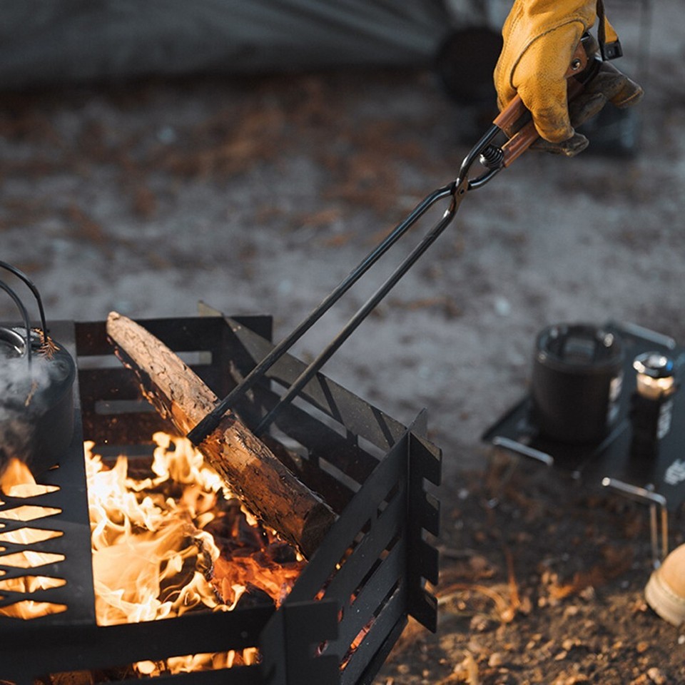 Camping Fire Poker Fire Poker 8 Mm Kohlenstoffstahldurchmesser Anti