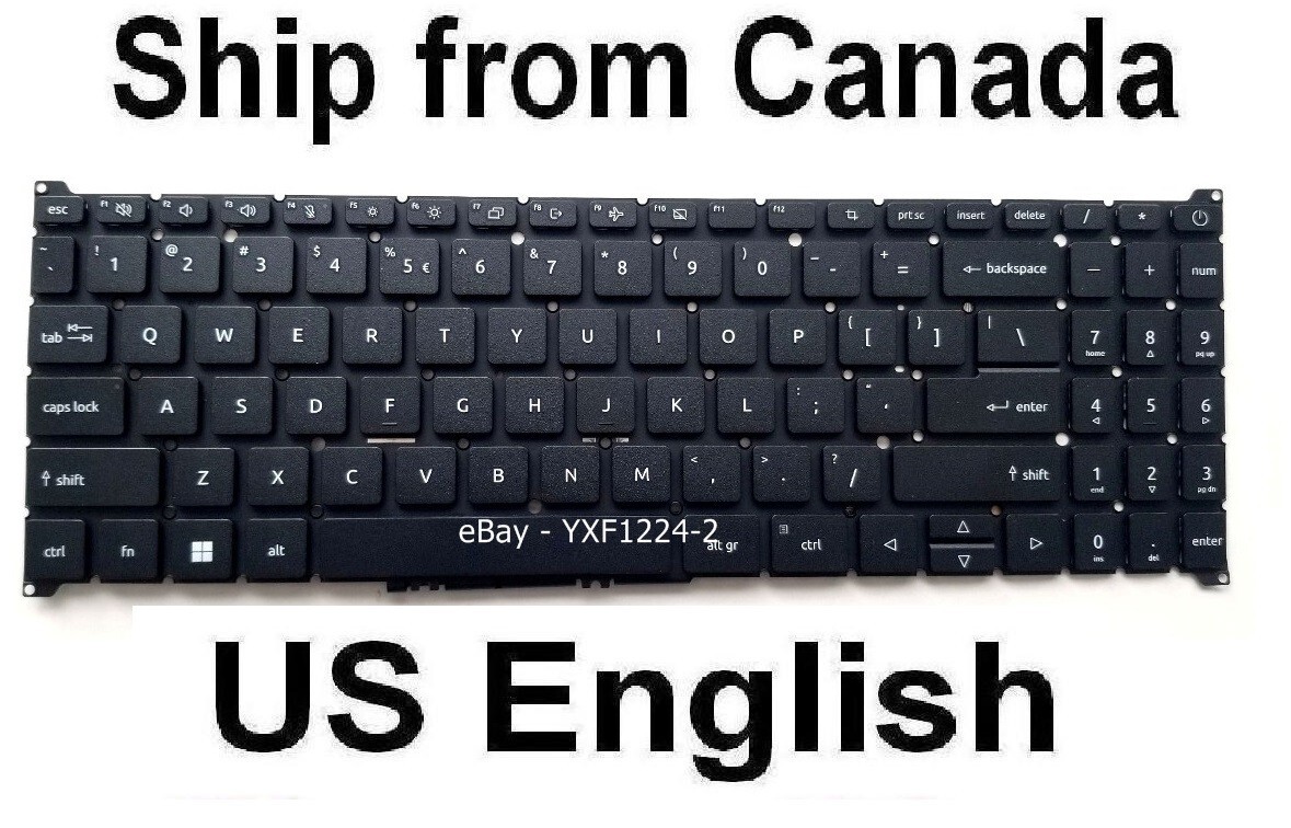 Keyboard for Acer Aspire 3 15 A315-510P A315-510P-31NE A315-510P