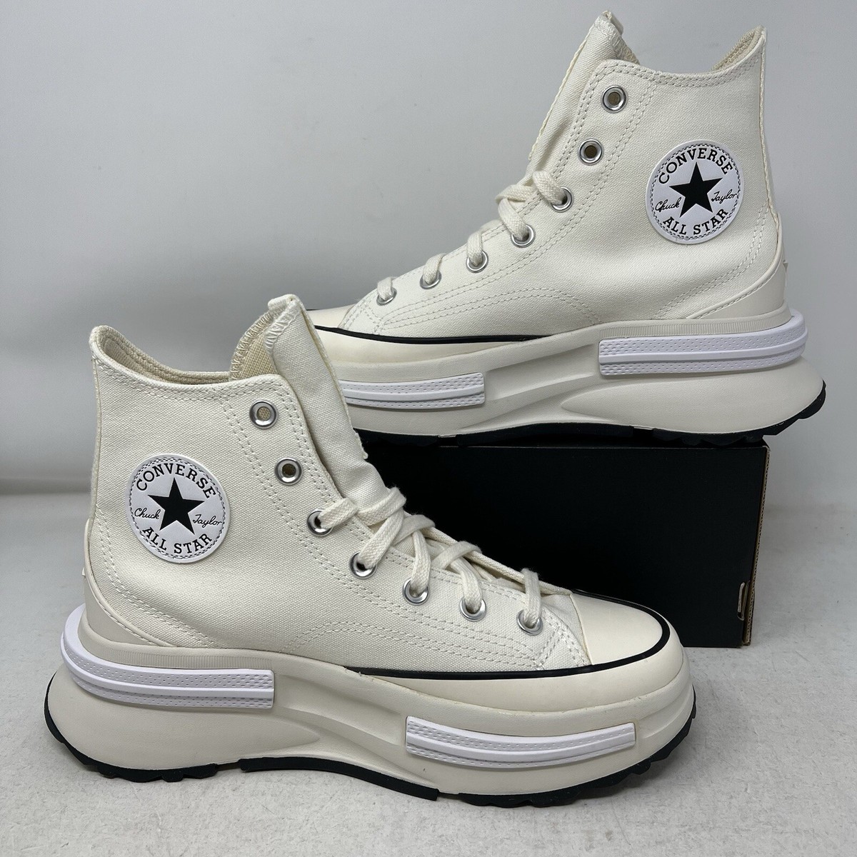 Converse Run Star Legacy CX Hi Platform Egret White Sail Women's