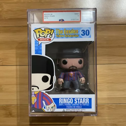 PSA 9 MINT Funko Pop! The Beatles Yellow Submarine Ringo Starr #30 VAULTED!