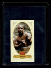 2012 Panini Golden Age #3 Jack Johnson Mini Broad Leaf Brown Ink card