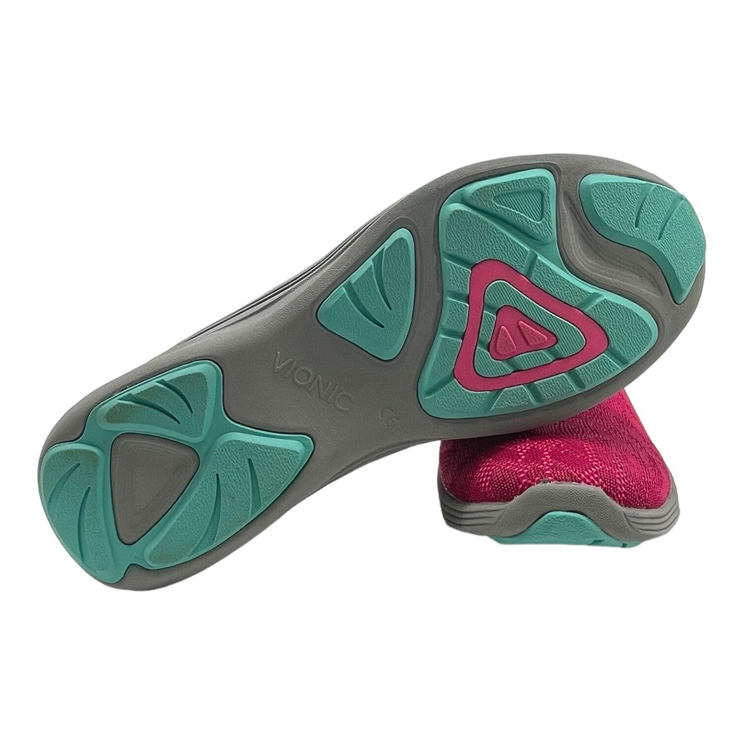 VIONIC Womens 11 Canvas HYDRA AMS Slip On Sneakers Arch Support Orthaheel PINK image 7