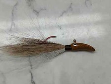GraveDigger Bucktail Jig- Pumpkin - Red Sickle -Multiple Sizes & Quantities