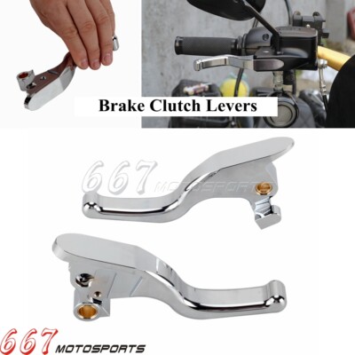 Hand Lever Set For Harley Softail Fat Boy Slim Low Rider Street Bob 2015-2023