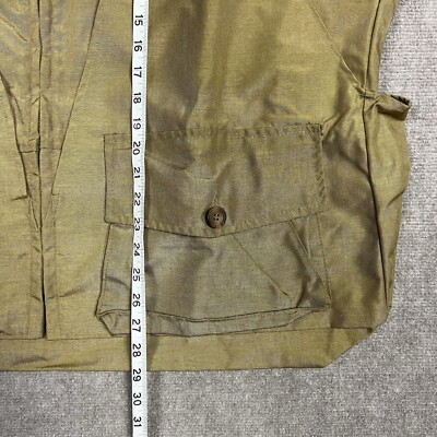 Gilet Peche Homme Veste Pataugeoire Vintage Orvis - Années 70 USA, Pêche à La Mouche, Taille M, Vert - Neuf Sans Emballage Epson V700