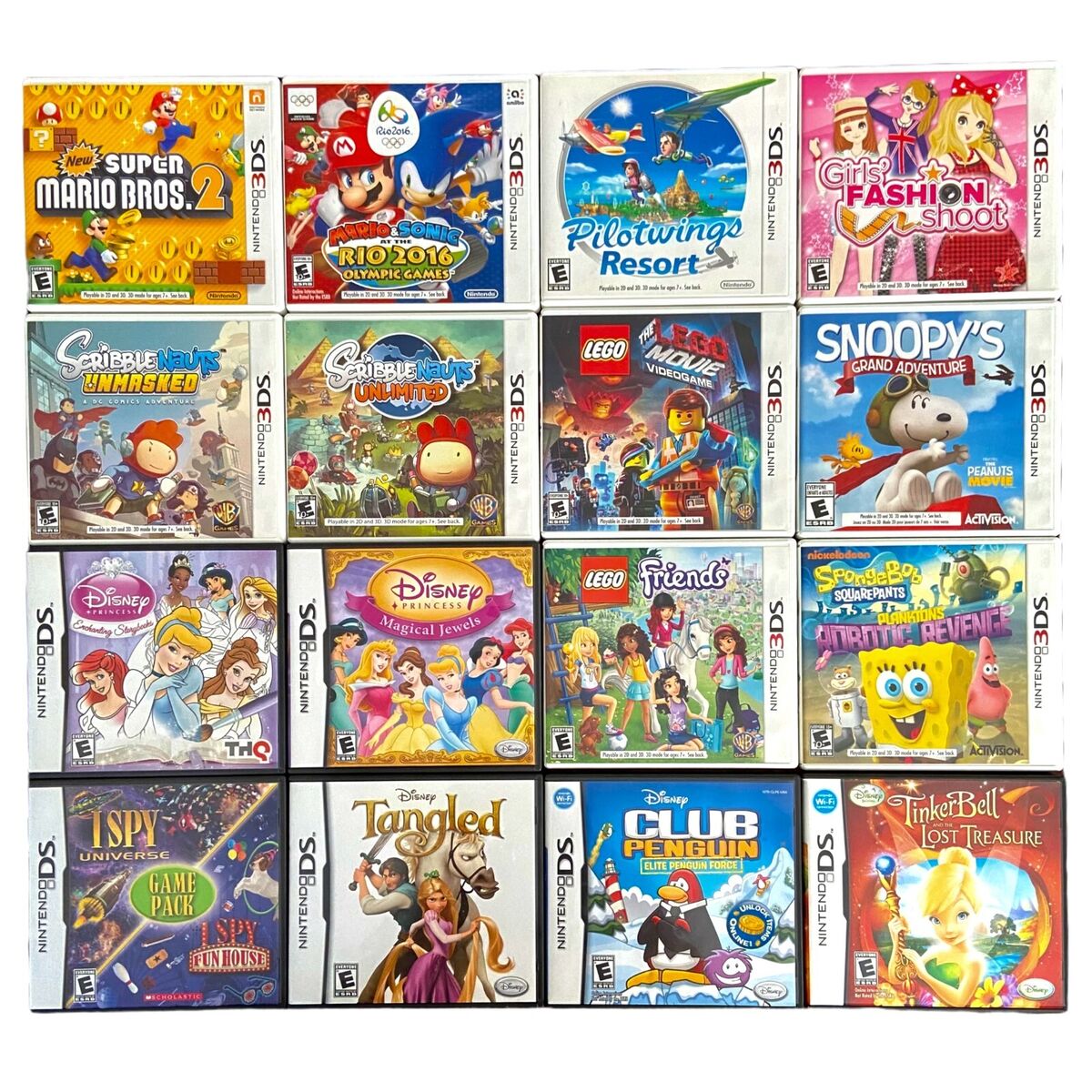 Nintendo 3DS & DS boxed games, see list for selection