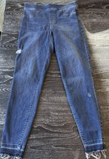 SPANX Pull On Jeans Medium Wash Size Medium Women  s Waist Shaping