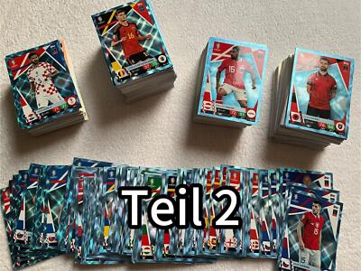 TOPPS Match Attax UEFA EURO 2024 Blue Crystal Parallel Karten TEIL 2 aussuchen