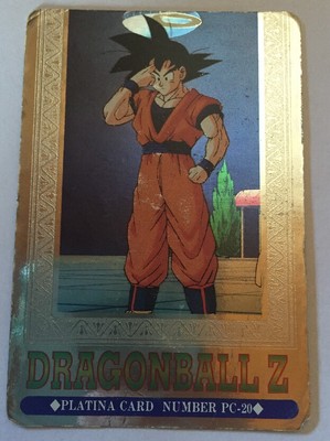 Dragon Ball Z Platinum Card PC 20 | eBay UK