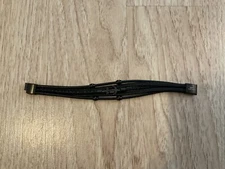 Tecno sport Bracelet Black leather Anchor