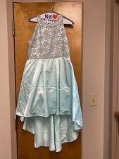 Speechless Kids / A line Satin Embellished Formal Dress Size 16.5