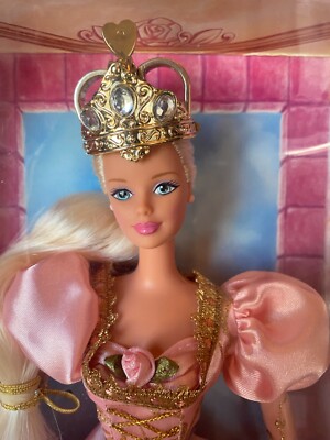 Rapunzel Barbie Doll Mattel 17646 Jewel Crown Extra long hair 1997