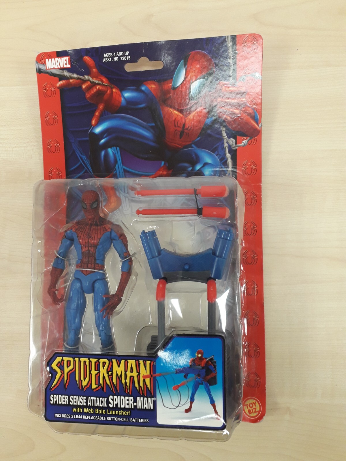 Marvel Spider-Man Spider-sentido ataque con Web Bolo Launcher cardado nuevo