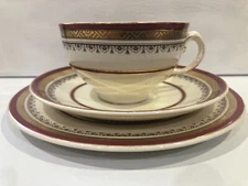 Trio Cup/Saucer/Plate, Myotts Royal Crown, The Crowning Pattern Vintage China -2