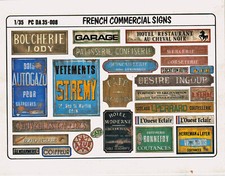 1/35 Verlinden - French  comercial sign AO - 35-009