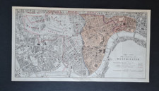 Antique (1883) map - City & Liberties of Westminster - Stanford