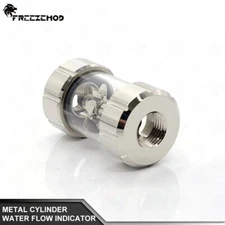 FREEZEMOD Water Flow Metal Indicator Impeller Industrial Liquid Flow Meter