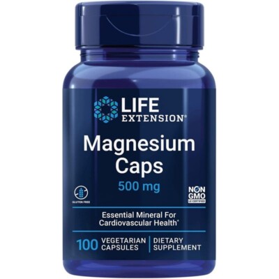 Life Extension Magnesium 500mg 100 Veg. Kapseln