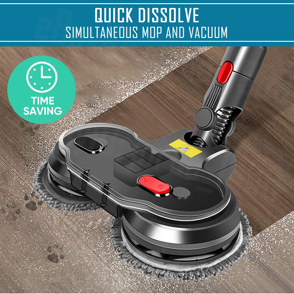 Electric Wet Dry Motorised Mop For Dyson V7 V8 V10 V11 Cordless Vacuum