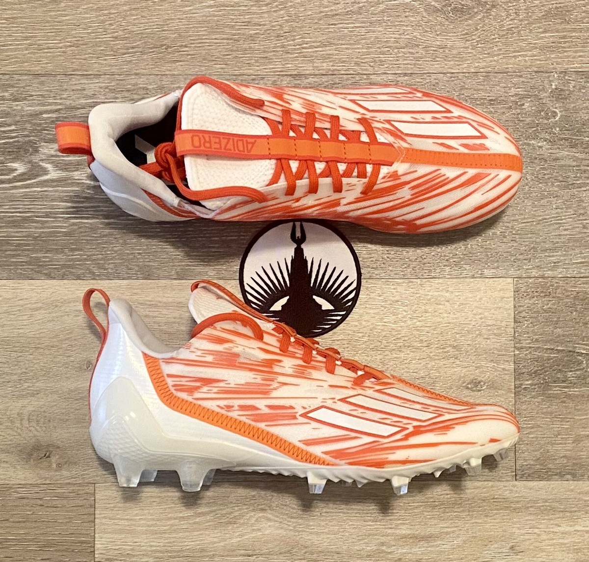 Adidas Adizero Primeknit 'Team Orange White' Football Cleats