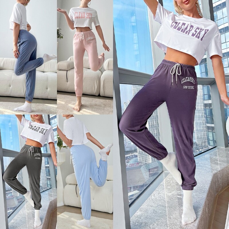 Pants Lounge Sets Women Sleep Comfort 
