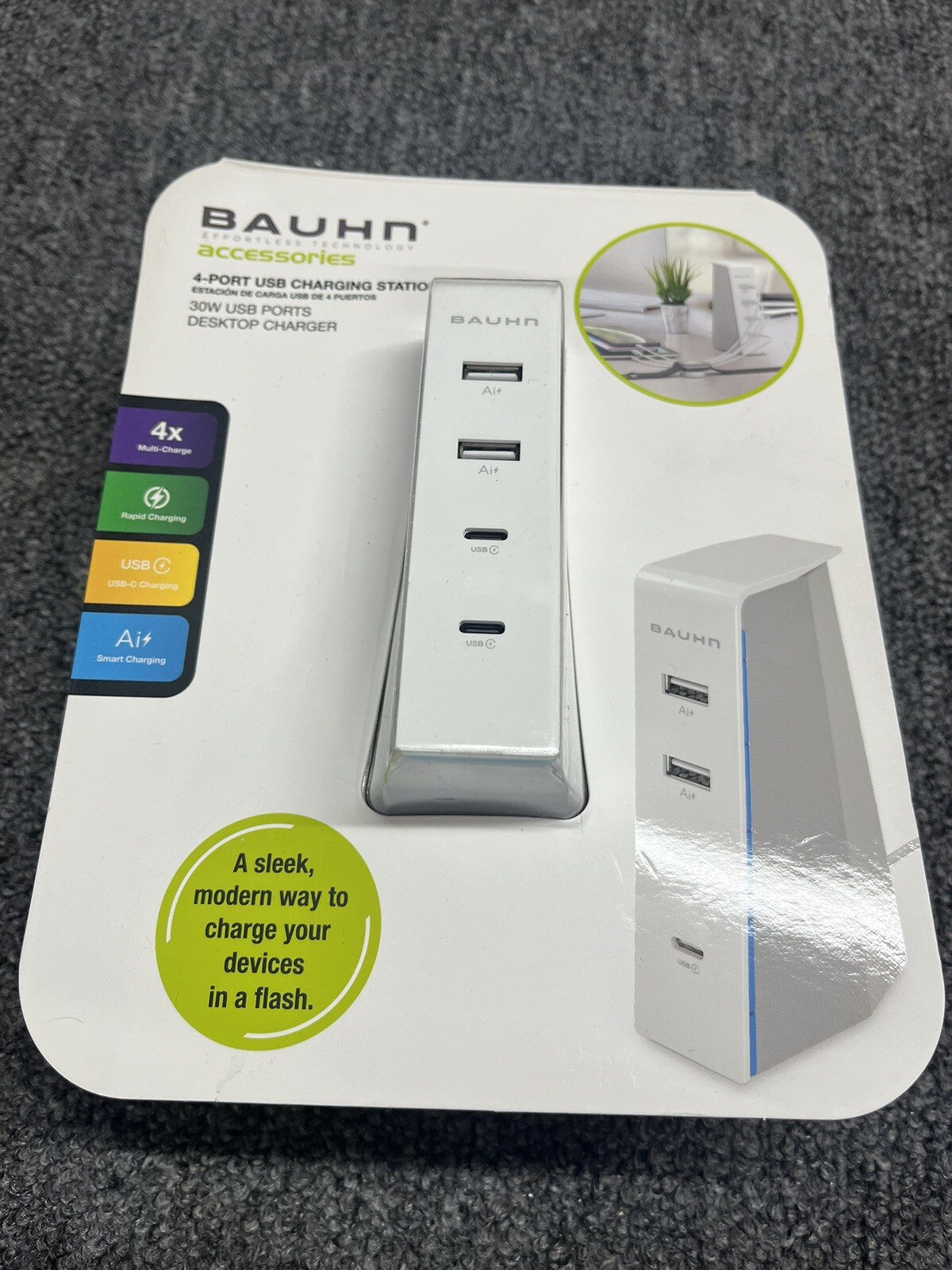 Bauhn 4Port Usb Charging Station 30W new in box eBay