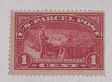 TRAVELSTAMPS: 1913 US SCOTT #Q1 ,1c PARCEL POST OFFICE CLERK MNH MINT OG