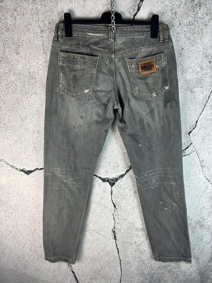 Vintage D&G Dolce & Gabbana Distressed Repaired Denim Jeans | eBay