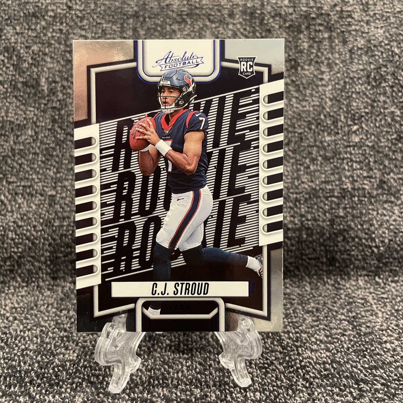 2023 Absolute Football CJ Stroud Blue Foil RC #102 rookie Texans ROY