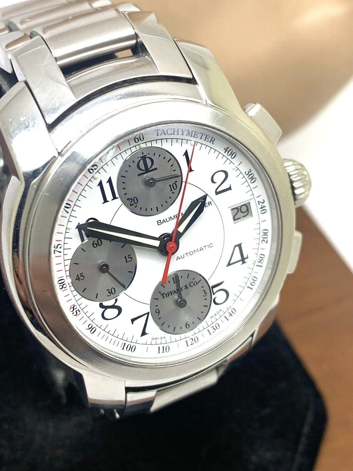 Baume Mercier Tiffany Men's Watch Capeland Swiss Automatic