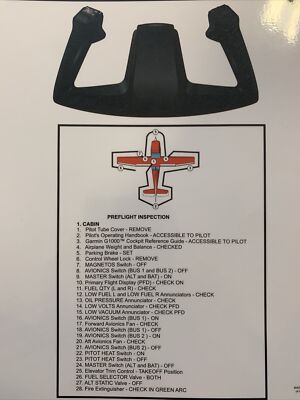 Cessna 172S SP NAV III Handheld Cockpit Poster Laminated | eBay