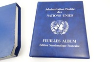 Album timbre Edition numismatique Française Nations Unies -5000 exemplaires 1980