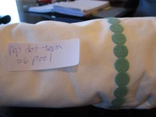 Pottery Barn Teen Pop Dot cordless roman shade white pool blackout  26 64 New