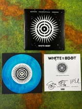 White Boat Vinyl Signed SNYDER FRANCAVILLA HEROUX (DSTLRY 2024) DAMAGED