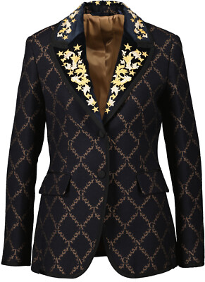 NEU! GANT Damen Blazer D2. GARLAND PRINT SHAPED BLAZER schwarz-beige Gr. 38