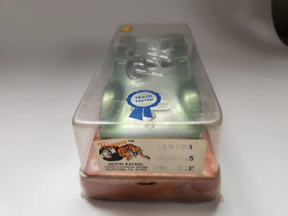 Bobinadora angular Riggen 1/24 escasa nueva en caja. Coche serie "RTR" sin probar #904 ranura años 60 Foto 4 de 4