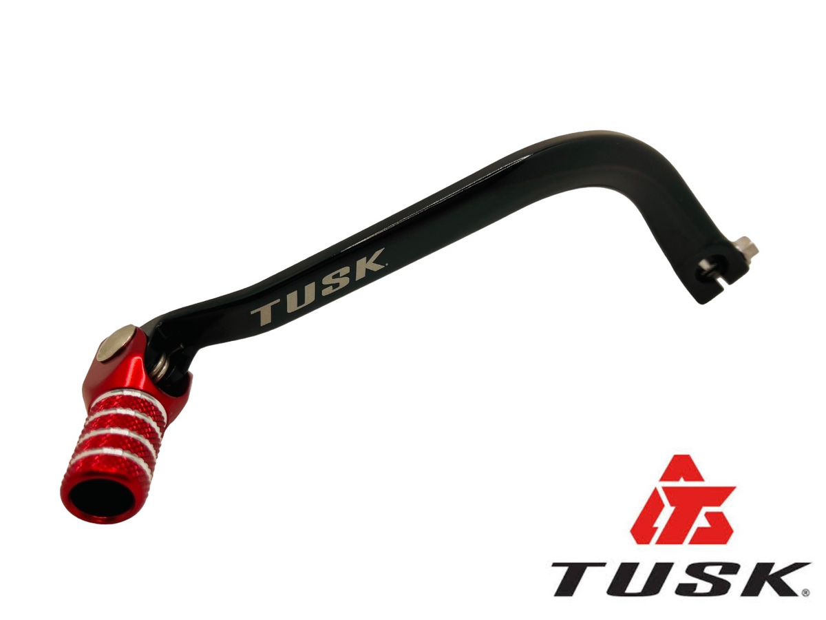 Tusk Folding Shift Lever Black/Blue Tip - Kawasaki KX100 1995-2009, 2011-2013 Replacement - View #8