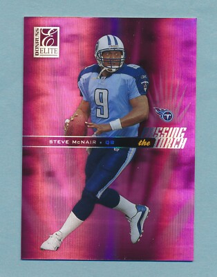 Steve McNair 2004 Donruss Elite Passing the Torch 0789/1000 Tennessee Titans